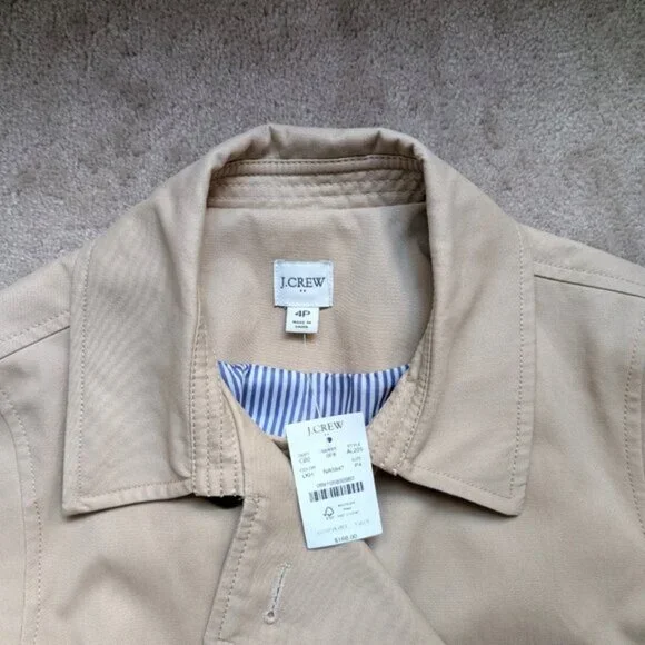 J. Crew Classic Tan Trench Coat - Picture 2 of 6